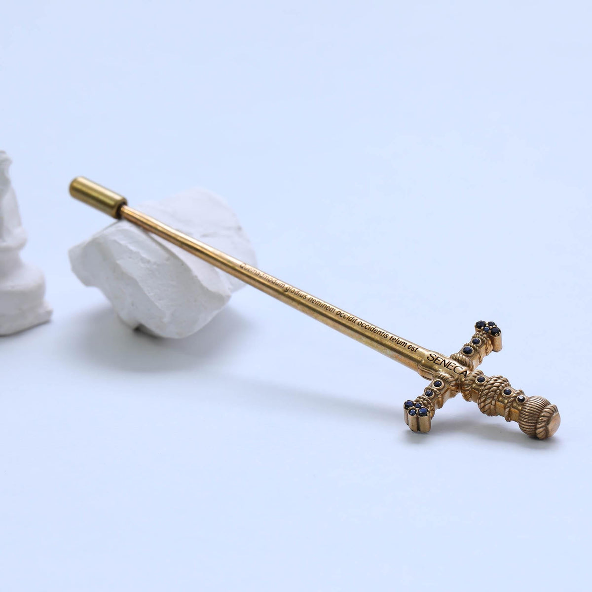 Eterna Bronzo Sword Cigar Nubber — detail view 4 by Seneca Jewelry