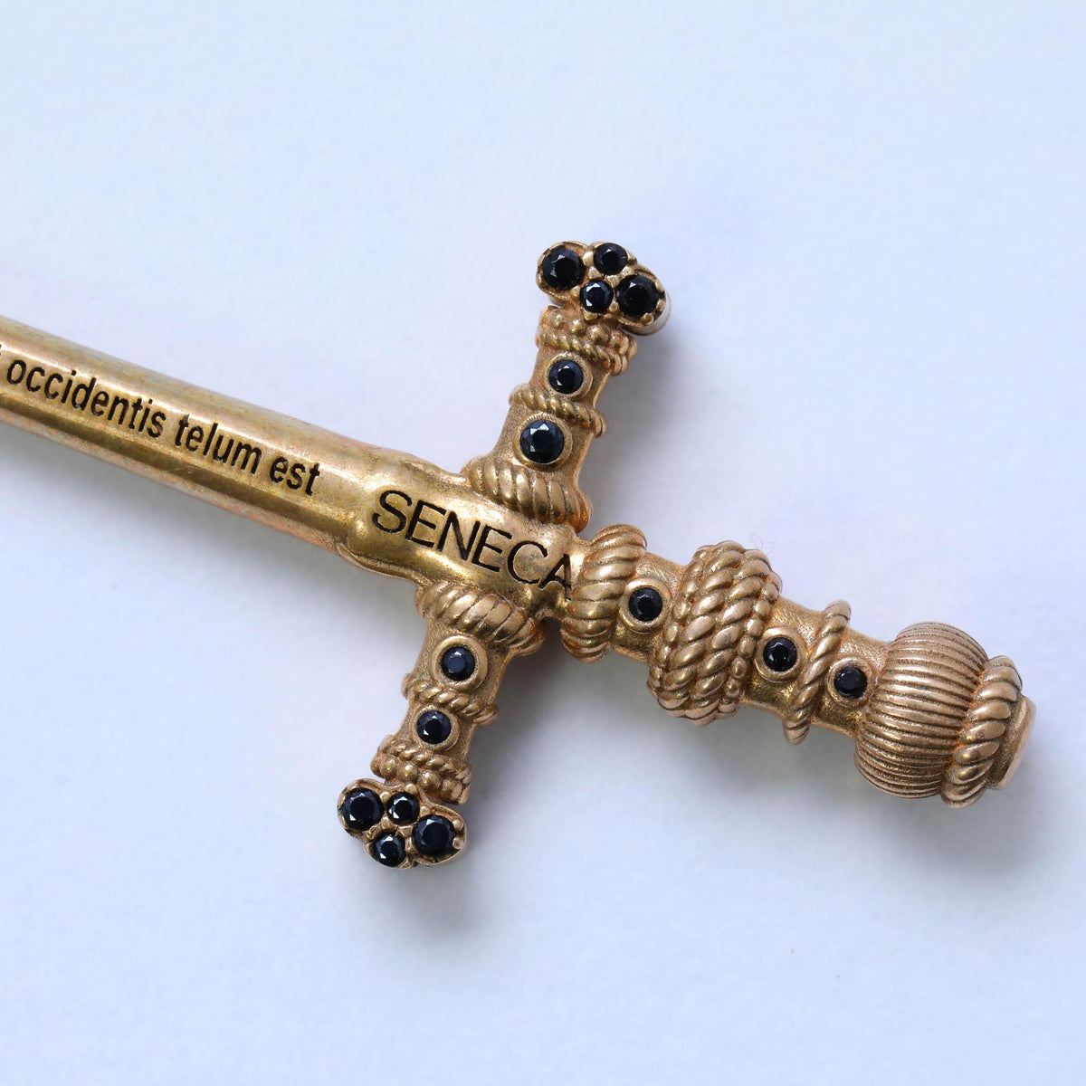 Eterna Bronzo Sword Cigar Nubber — detail view 3 by Seneca Jewelry