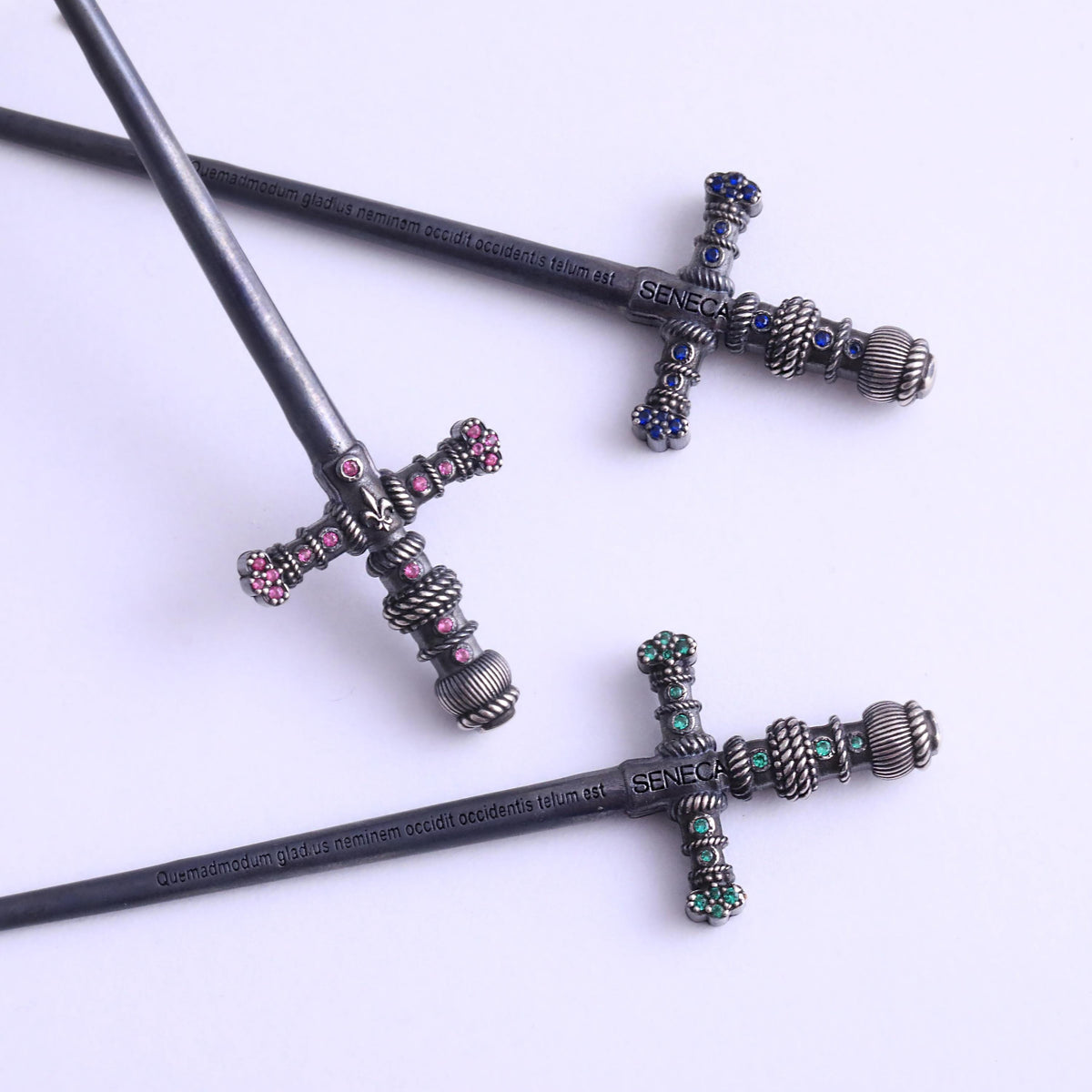 Eterna Byzantine Sword Cigar Nubber — detail view 2 by Seneca Jewelry