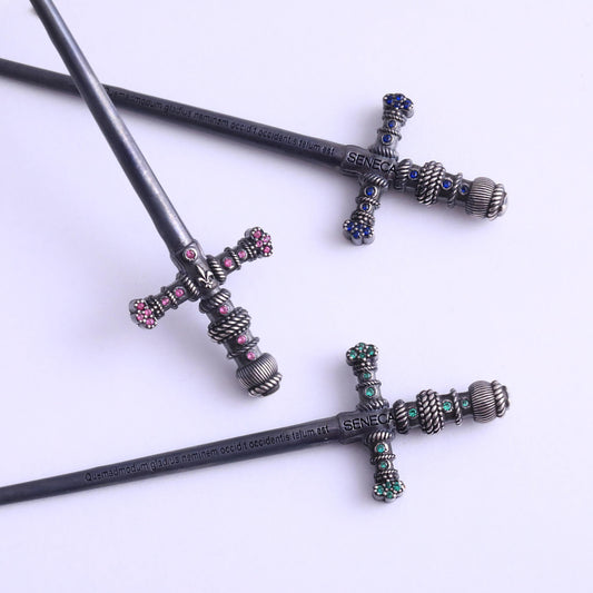 Eterna Byzantine Sword Cigar Nubber — detail view 2 by Seneca Jewelry