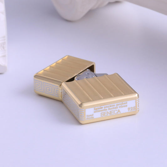 Eterna Gold-Plated Silver Cigar Lighter — product view by Seneca Jewelry
