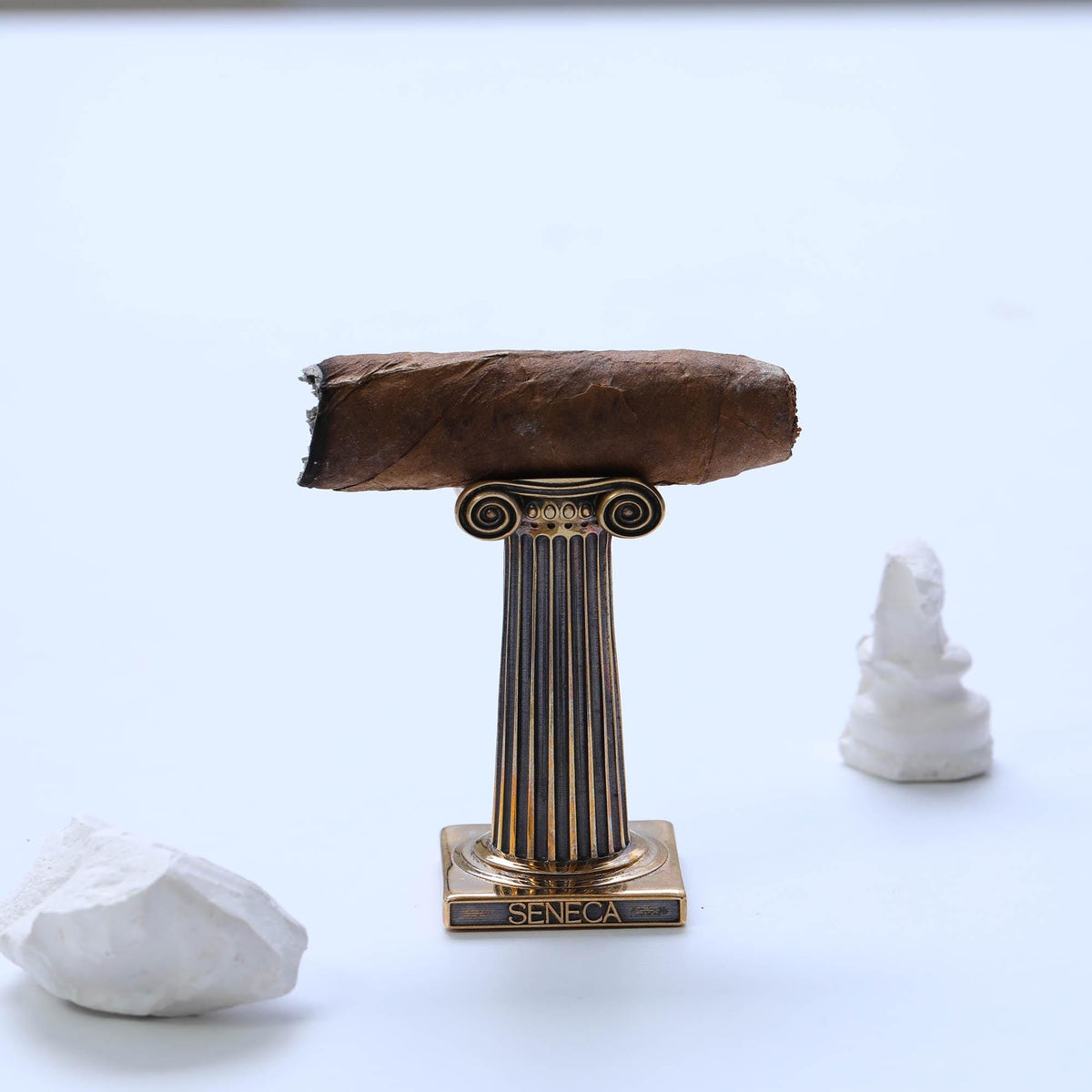 Eterna Bronzo Ionic Cigar Stand — product view by Seneca Jewelry
