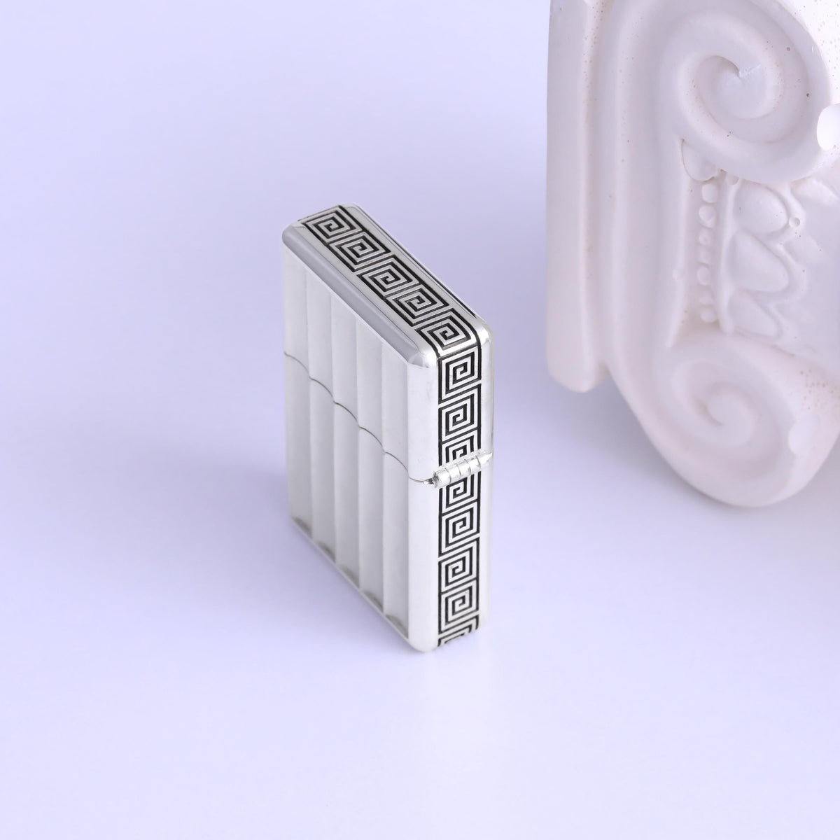 Eterna Sterling Silver Cigar Lighter — detail view 3 by Seneca Jewelry