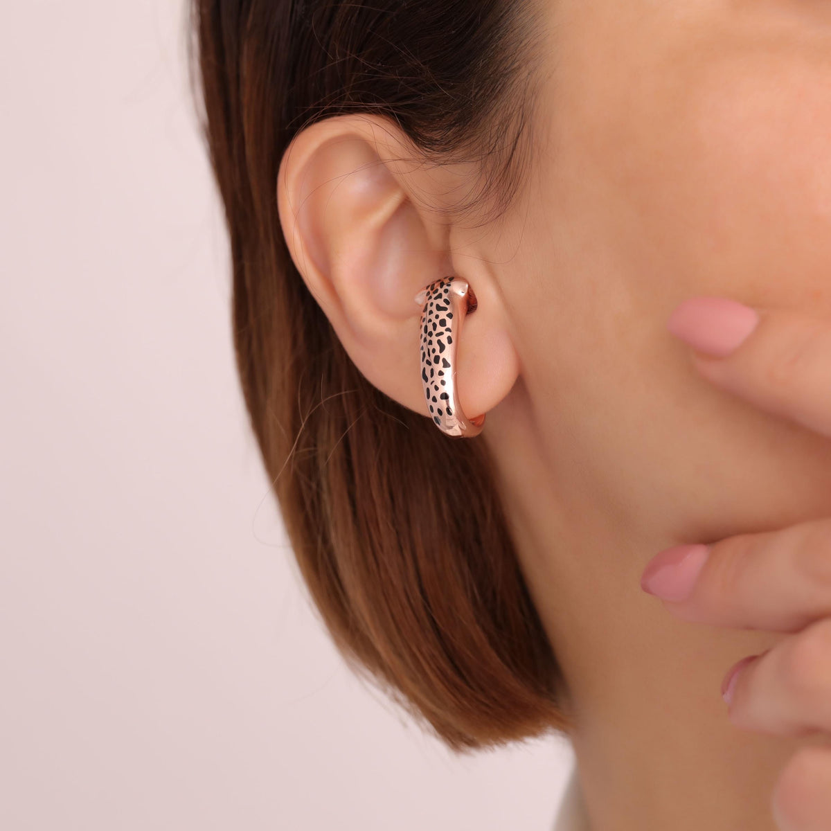 Felino Rose Gold Panther Wrap Ring — detail view 2 by Seneca Jewelry